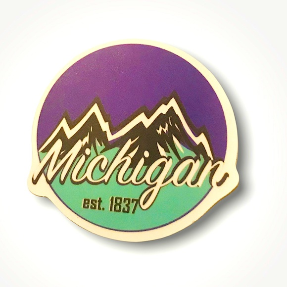 Michigan Matte Finish PVC Removable Waterproof Decor Accent Sticker - Picture 11 of 11